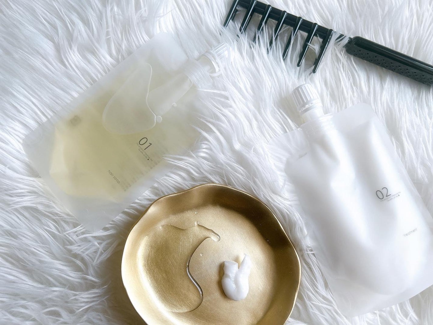 ヘアケアトライアルセット/QUEEN'S BATHROOM/トライアルキットを使ったクチコミ(5枚目)