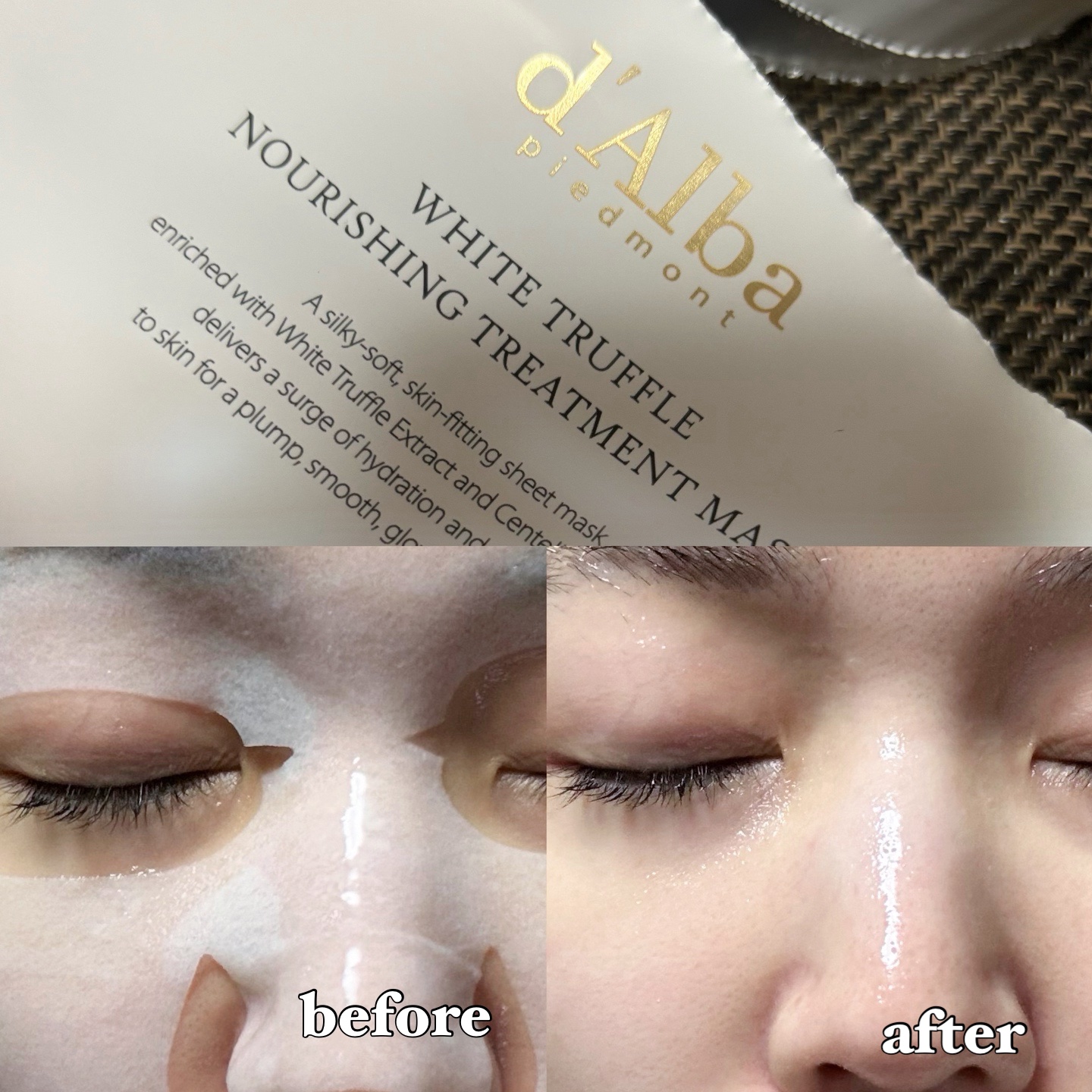ホワイトトリュフナリシングトリートメントマスク/ダルバ/シートマスク・パックを使ったクチコミ（2枚目）