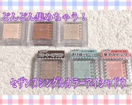 シングルカラーアイシャドウ/CEZANNE/単色アイシャドウを使ったクチコミ(1枚目)