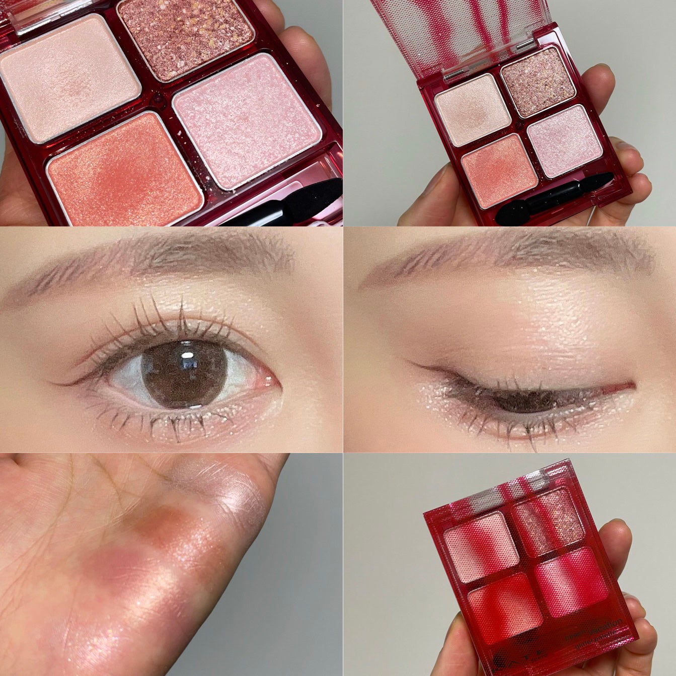 ビーチバカンスグリッターパレット/KATE/アイシャドウパレットを使ったクチコミ(5枚目)