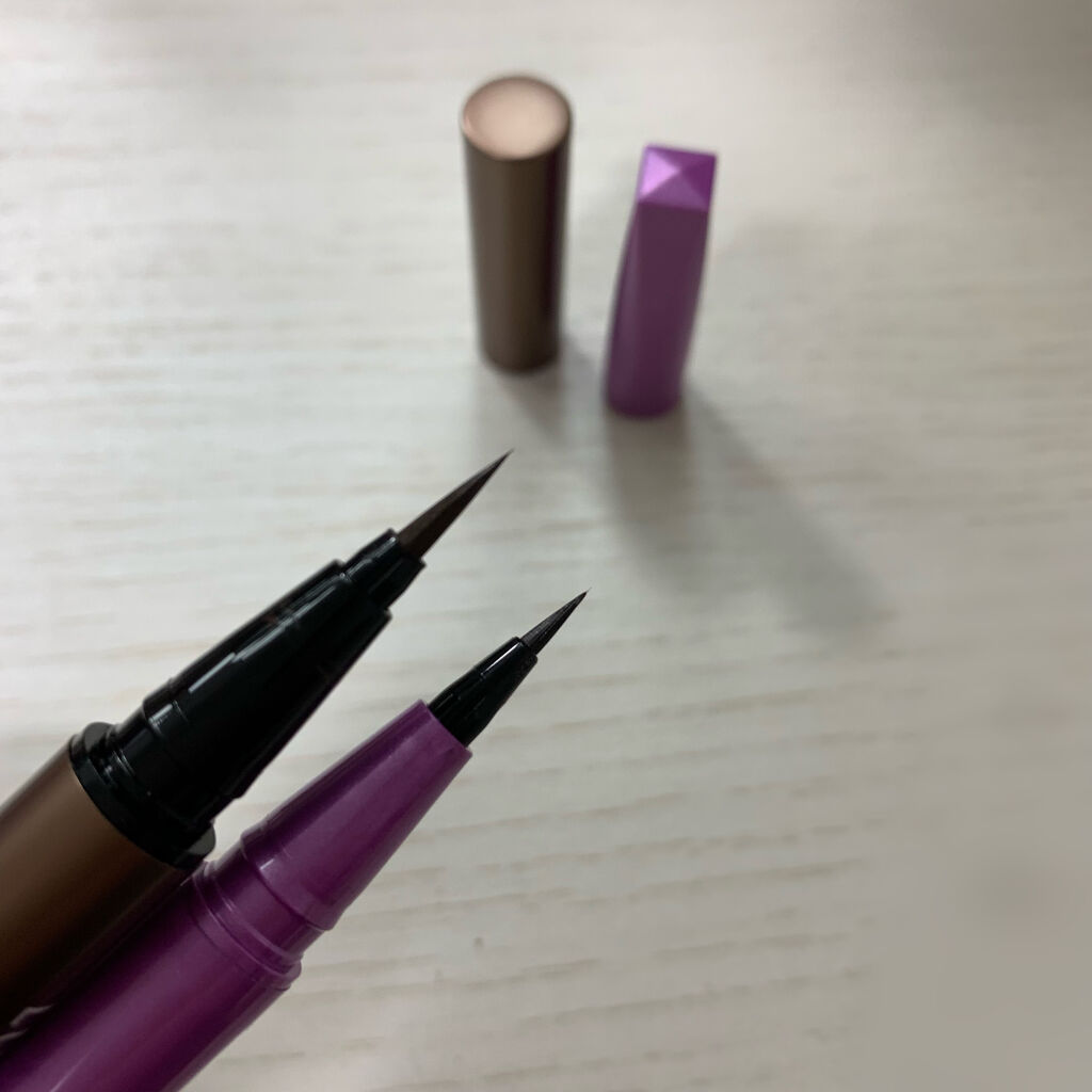 「密着アイライナー」ショート筆リキッド/デジャヴュ/リキッドアイライナーを使ったクチコミ（3枚目）