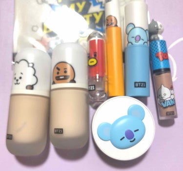 BT21 × VT Cosmetic ティンテッド ファンデーション/VT/リキッドファンデーションを使ったクチコミ（2枚目）