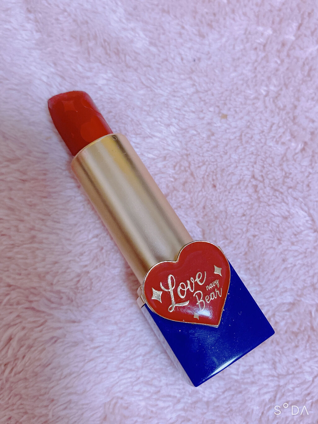 Love Bear リップスティック ツヤタイプ ラズベリーベア/FlowerKnows/口紅を使ったクチコミ（3枚目）