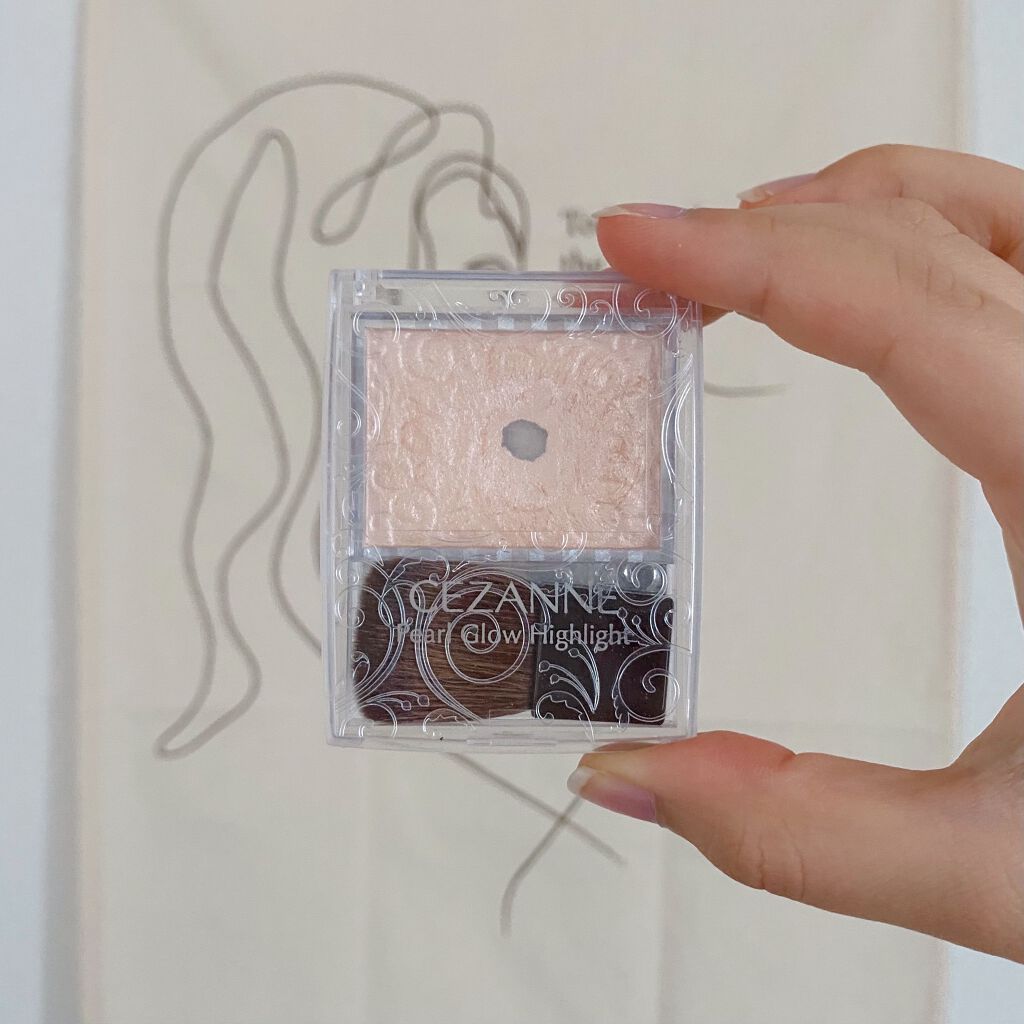 パールグロウハイライト/CEZANNE/パウダーハイライトを使ったクチコミ(1枚目)