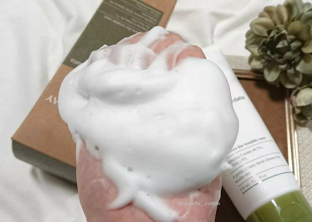 ドクダミティーツリー毛穴クレンジングフォーム/MARY&MAY/クレンジングクリームを使ったクチコミ(4枚目)