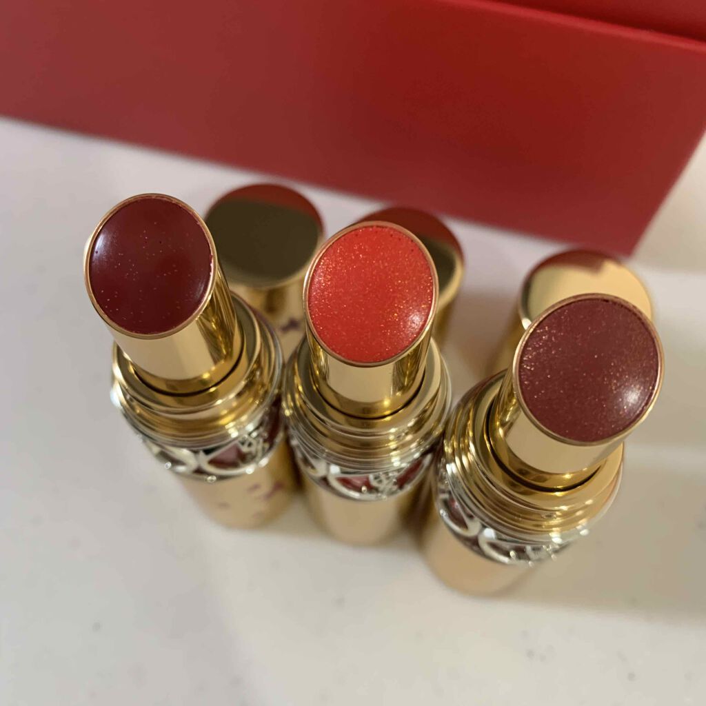 ルージュ ヴォリュプテ シャイン/YVES SAINT LAURENT BEAUTE/口紅を使ったクチコミ(2枚目)