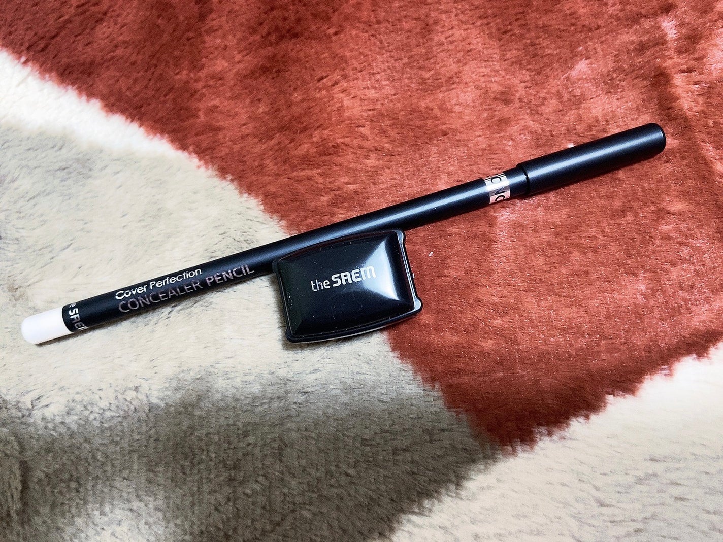 カバーパーフェクション コンシーラー ペンシル/the SAEM/ペンシルコンシーラーを使ったクチコミ(3枚目)