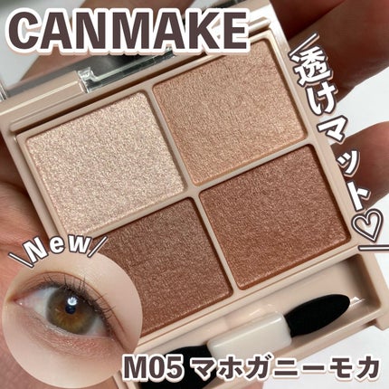 シルキースフレアイズ(マットタイプ)/キャンメイク/アイシャドウパレットを使ったクチコミ(1枚目)