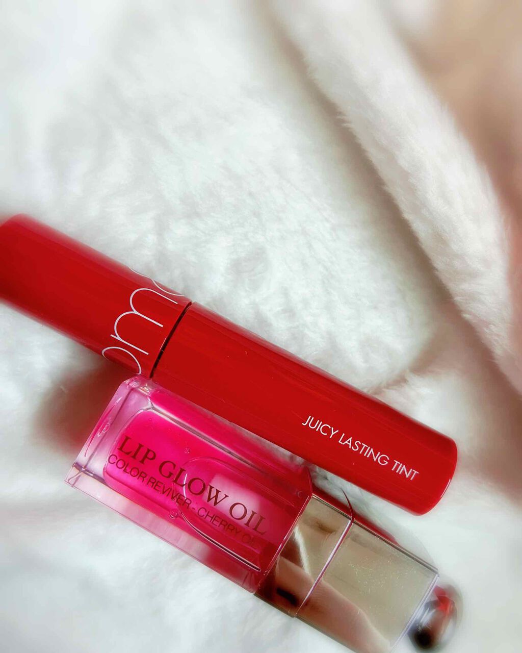 ジューシーラスティングティント/rom&nd/リップティントを使ったクチコミ（2枚目）