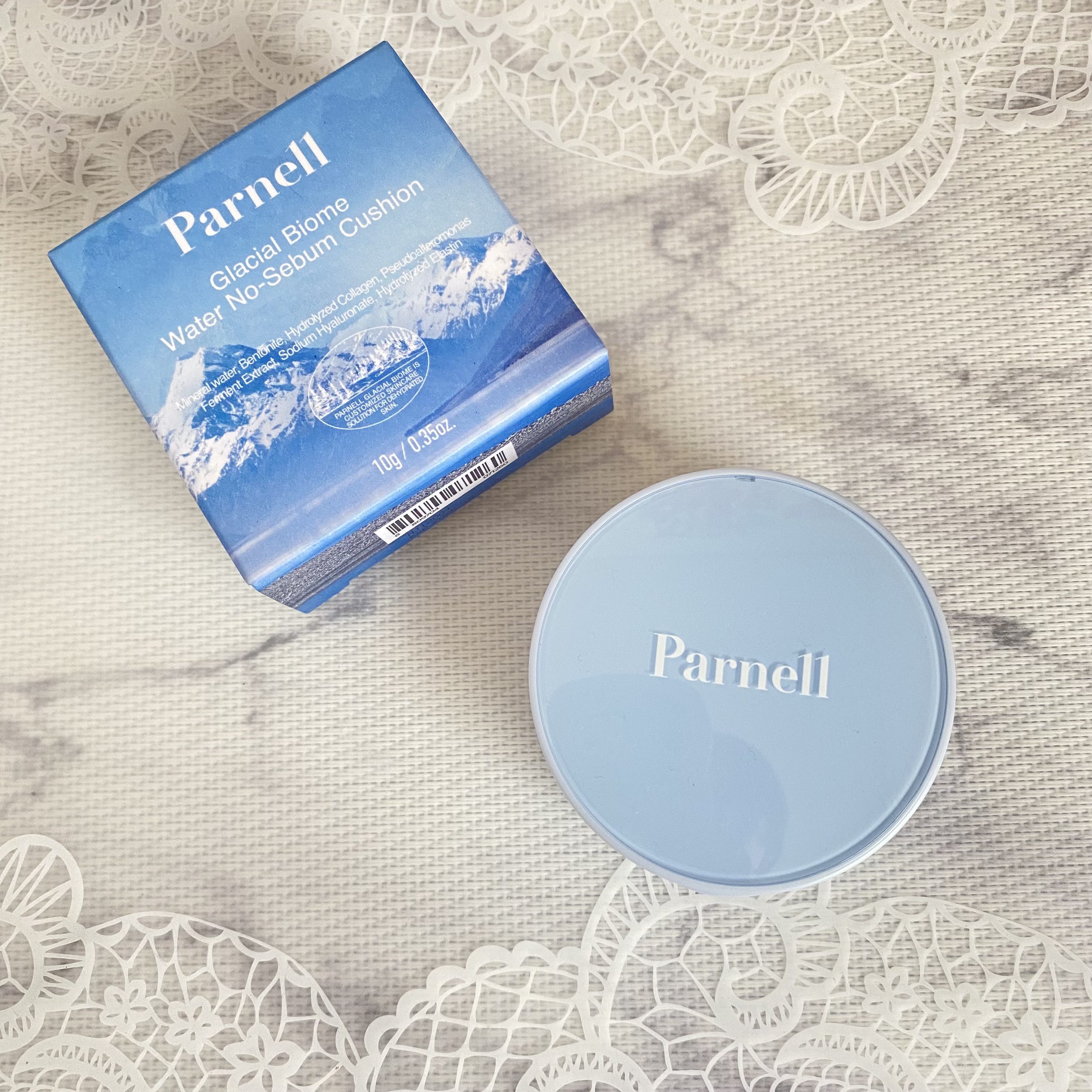 グラシアル　バイオーム　ウォーター　ノーセバム　クッション/parnell/クッションファンデーションを使ったクチコミ（2枚目）