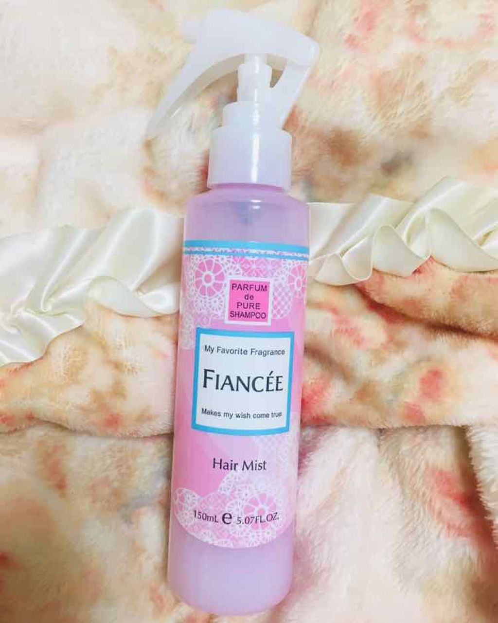 フレグランスヘアミスト ピュアシャンプーの香り/フィアンセ/ヘアミストを使ったクチコミ（1枚目）