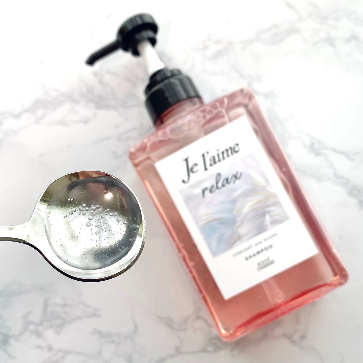 リラックス ミッドナイトリペア シャンプー／ヘアトリートメント (ストレート＆グロス)/Je l'aime/市販シャンプーを使ったクチコミ（3枚目）