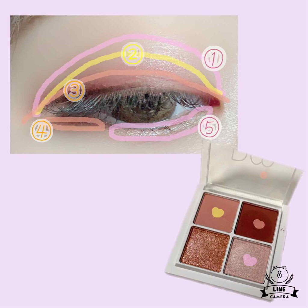 THE アイパレR/b idol/アイシャドウパレットを使ったクチコミ(2枚目)