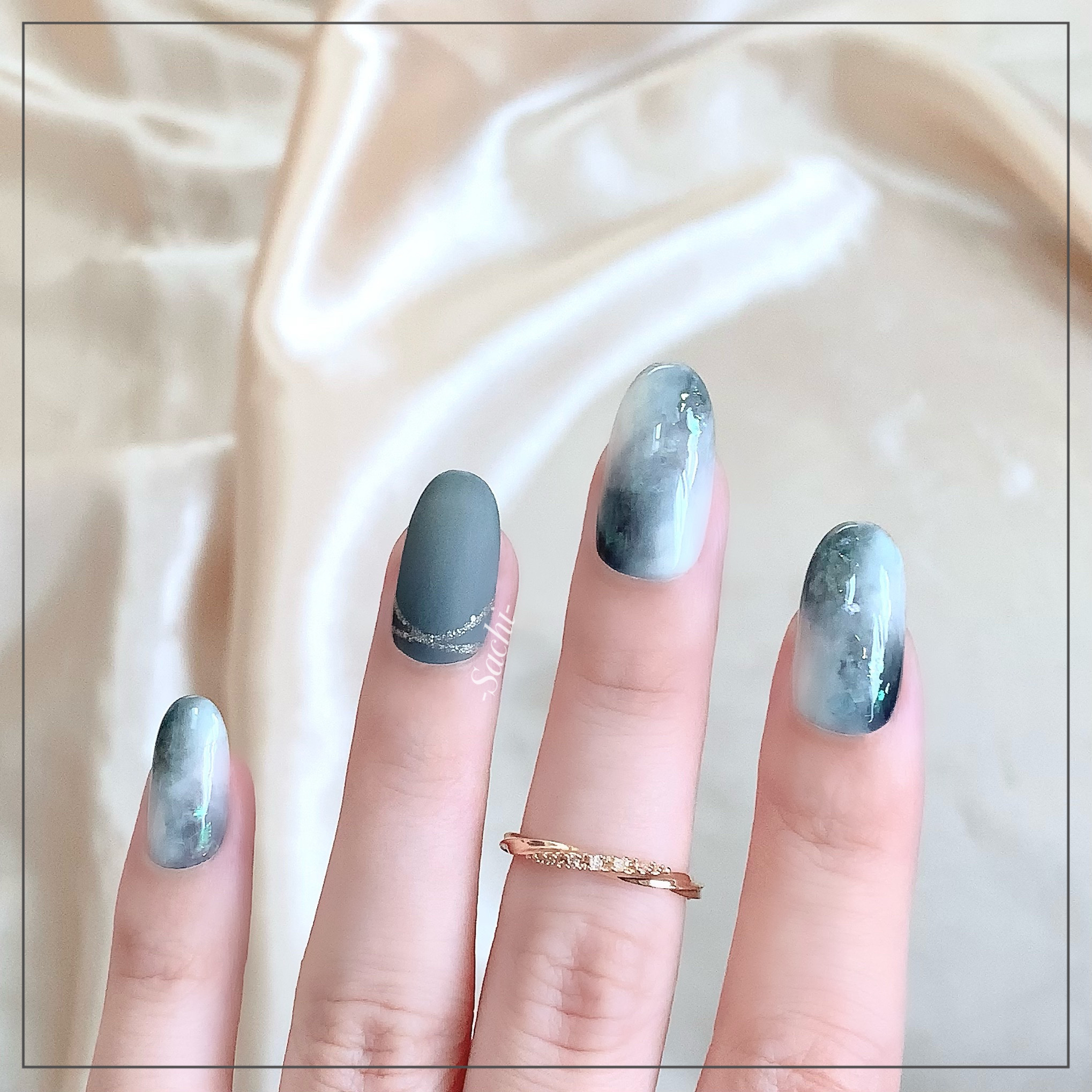 ムードペブルネイル/rom&nd/マニキュアを使ったクチコミ（3枚目）