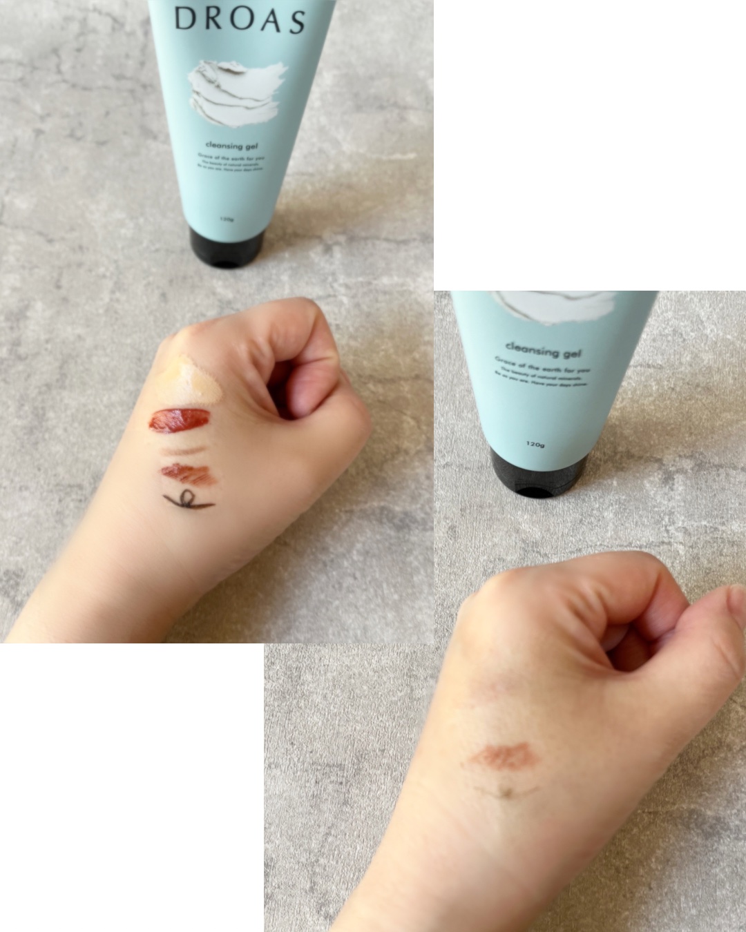 クレイクレンジングジェル/DROAS/クレンジングジェルを使ったクチコミ（3枚目）