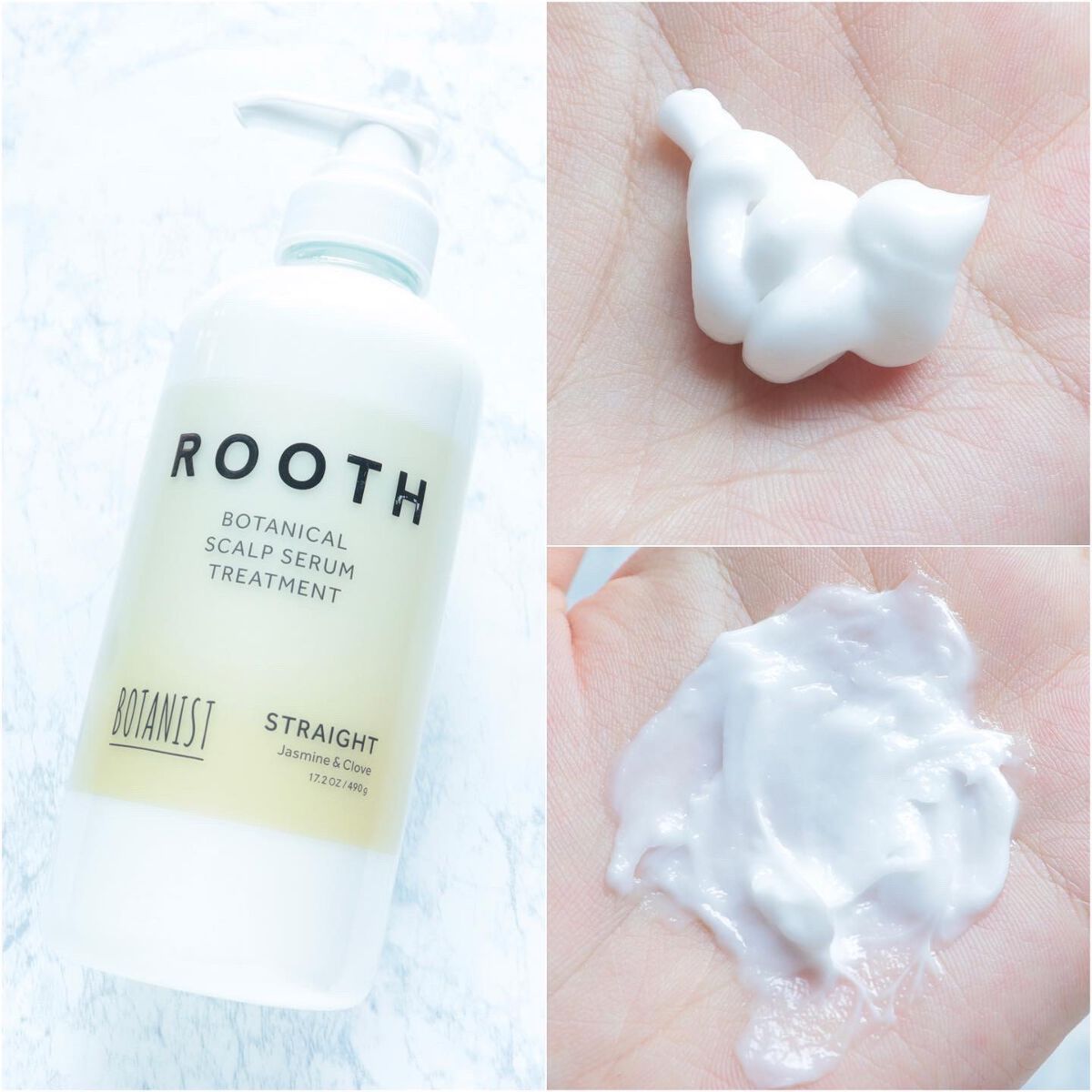 ルース ボタニカルスカルプセラム シャンプー・トリートメント（ストレート）/BOTANIST/市販シャンプーを使ったクチコミ（3枚目）