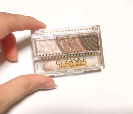 トーンアップアイシャドウ/CEZANNE/アイシャドウパレットを使ったクチコミ(1枚目)