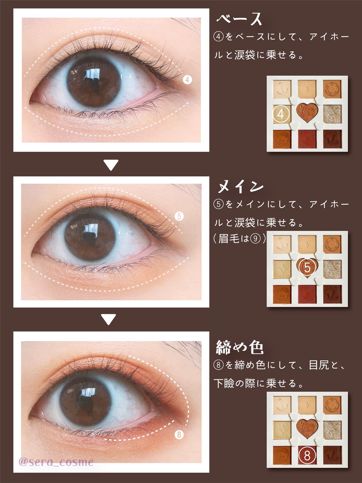 Love Bear 9色 アイシャドウパレット/FlowerKnows/アイシャドウパレットを使ったクチコミ（2枚目）