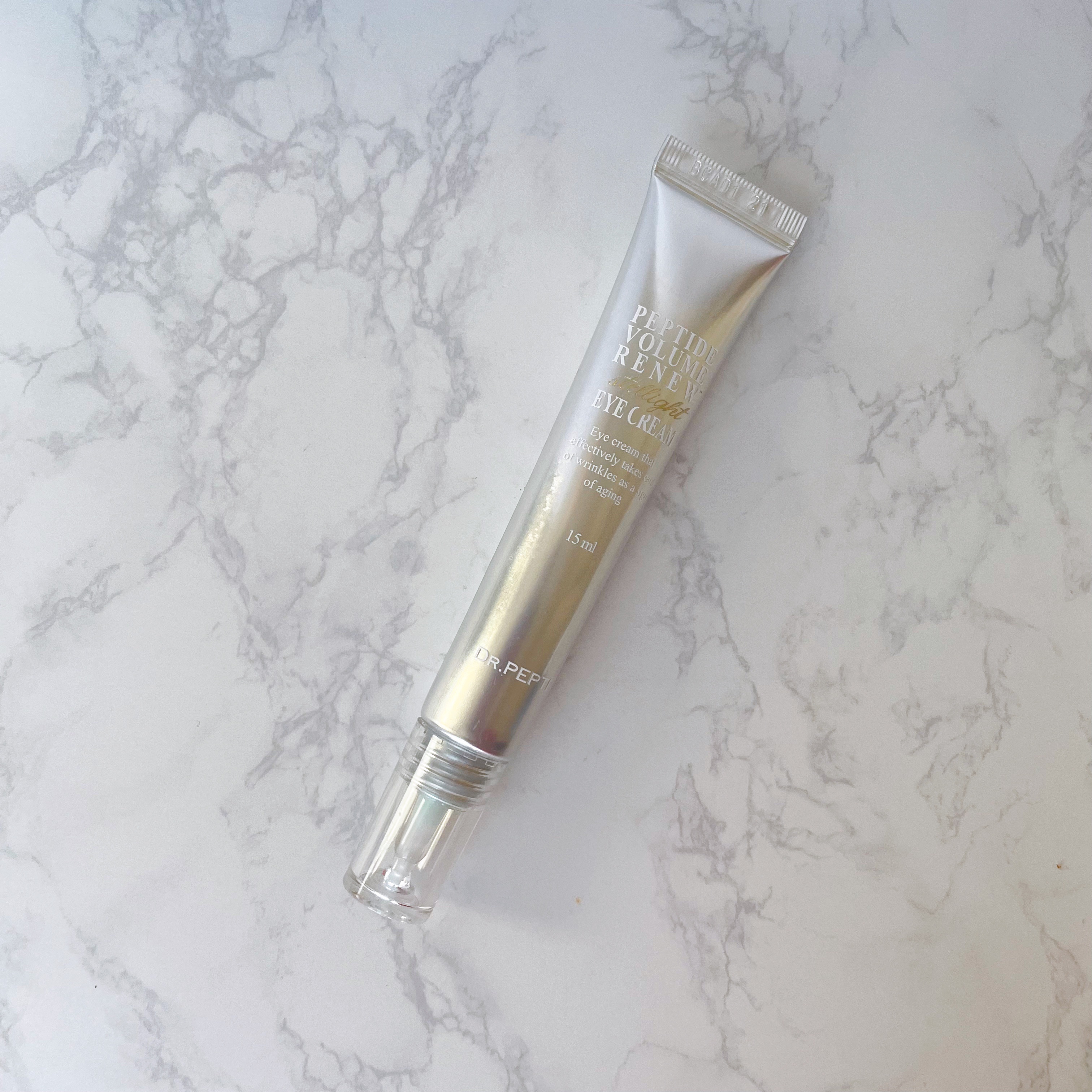 DR.PEPTI ペプチド ボリューム リニュー ステライト アイクリームのクチコミ「Dr.Pepti
ペプチドボリュームリニューステライトアイクリーム

前作のリニューアル製品ら.....」（2枚目）