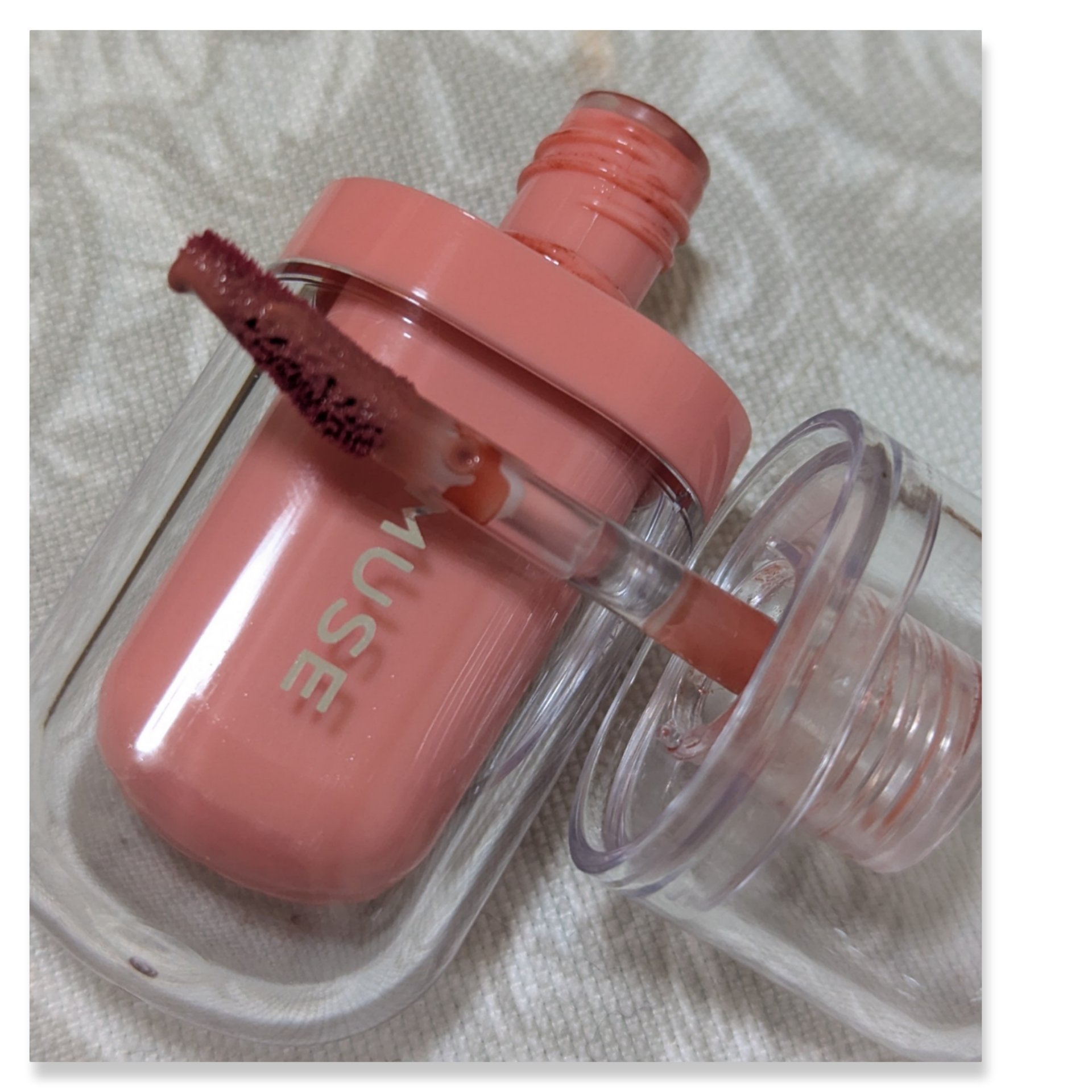 ジェルフィットティント/AMUSE/リップティントを使ったクチコミ（2枚目）