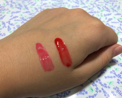 ディアダーリン ウォータージェルティント (アイスティント)/ETUDE/口紅を使ったクチコミ(2枚目)