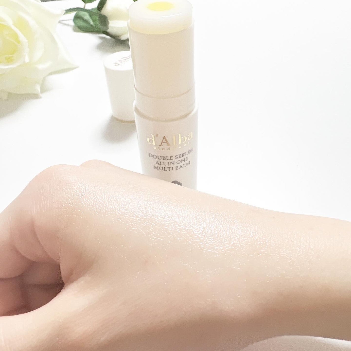 ダブルセラムオールインワンマルチバーム/ダルバ/フェイスバームを使ったクチコミ(3枚目)