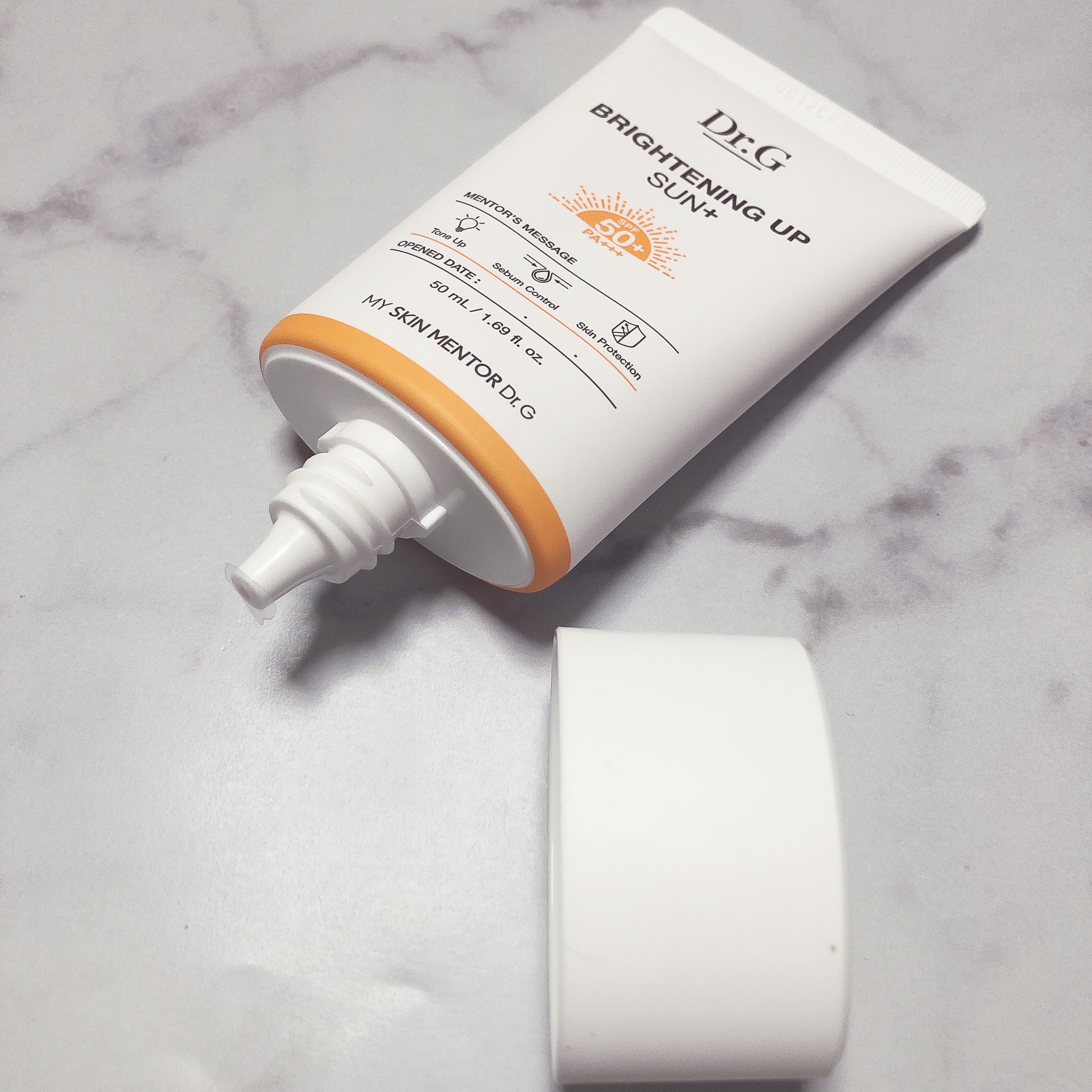 ブライトニングアップサンプラス/Dr.G/日焼け止めクリームを使ったクチコミ（2枚目）