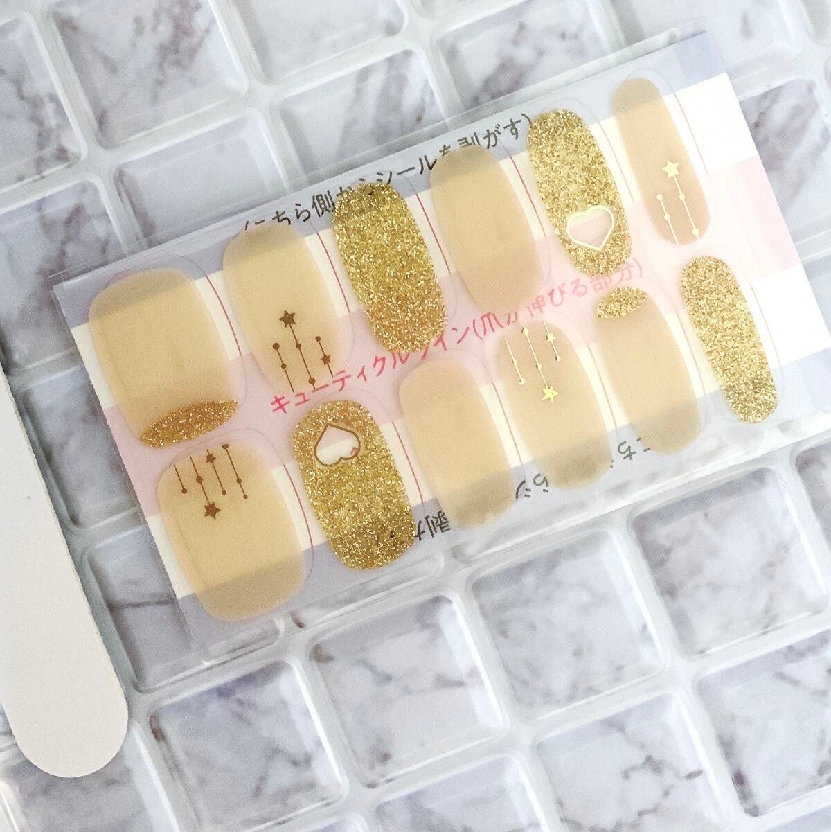 リアルジェルネイルシール/BEAUTY AVENUE/ネイルシールを使ったクチコミ(3枚目)