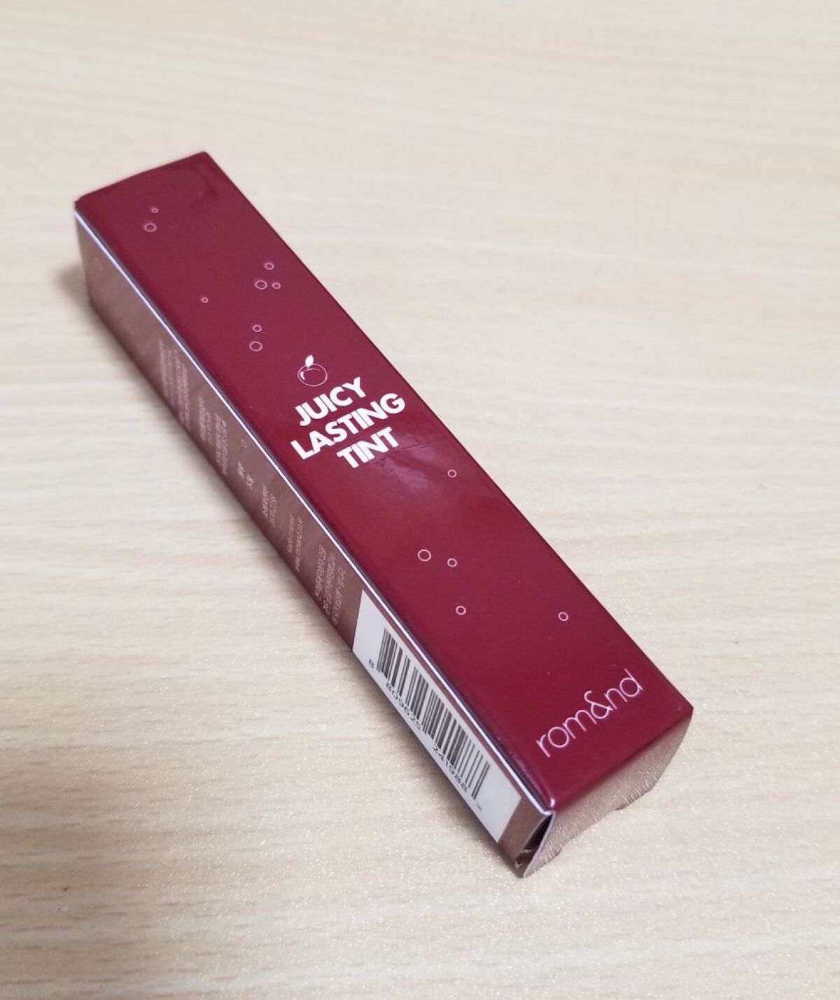 ジューシーラスティングティント/rom&nd/リップティントを使ったクチコミ（1枚目）