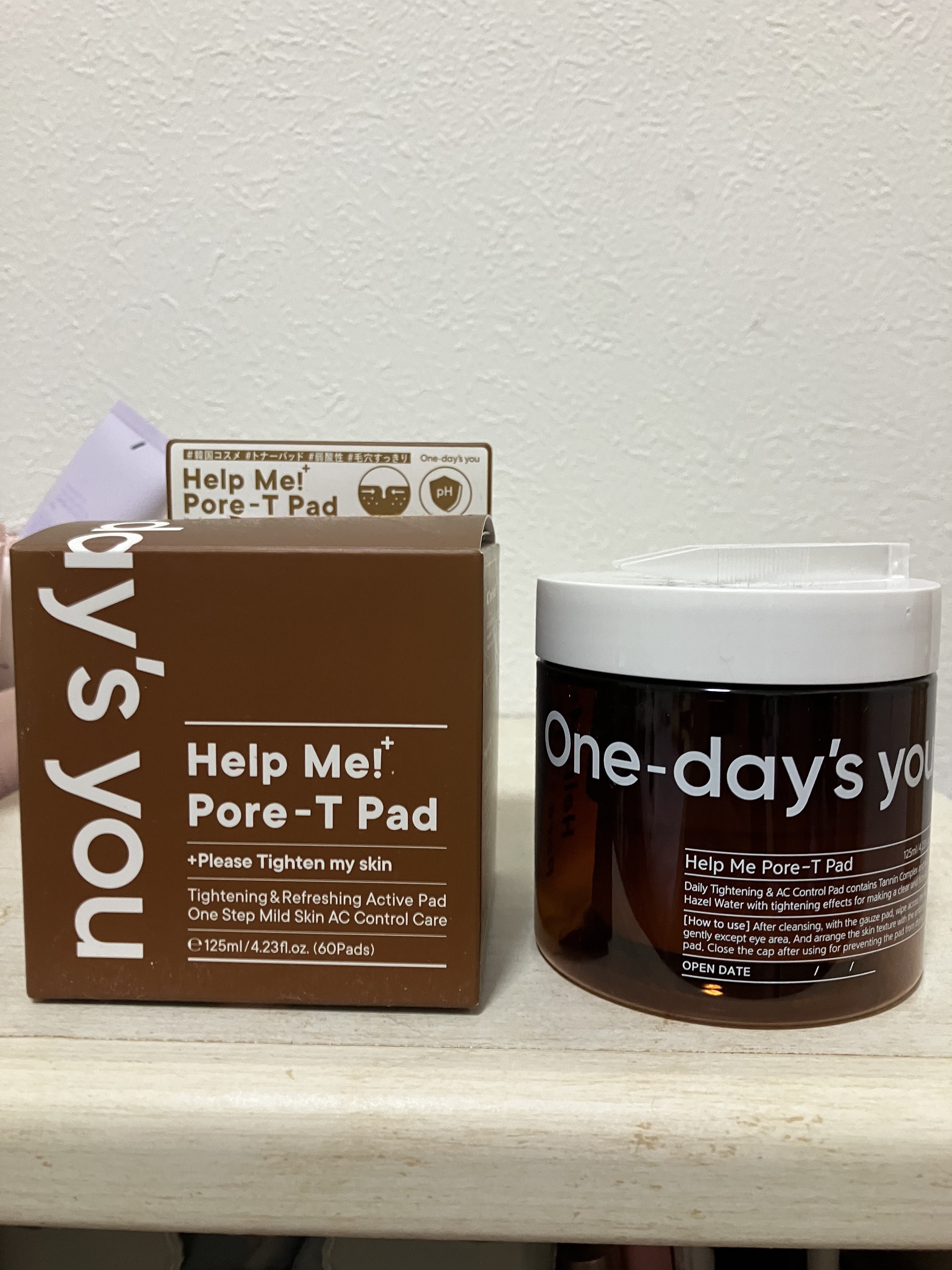 ヘルプミー! ポア-Tパッド/One-day's you/トナーパッドを使ったクチコミ（1枚目）