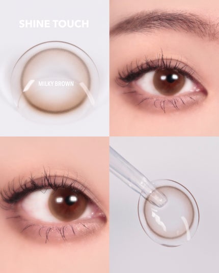 ShineTouch 1day/OLENS/ワンデー(1DAY)カラコンを使ったクチコミ(2枚目)