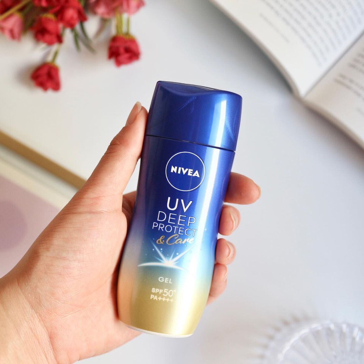 ニベアUV ディープ プロテクト＆ケア ジェル/ニベア/日焼け止めジェルを使ったクチコミ（1枚目）