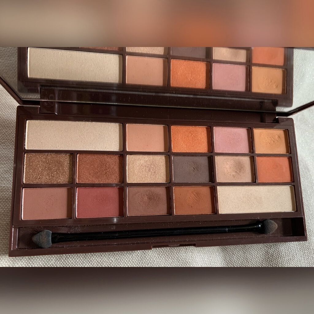 アイラブチョコレート/MAKEUP REVOLUTION/アイシャドウパレットを使ったクチコミ（2枚目）