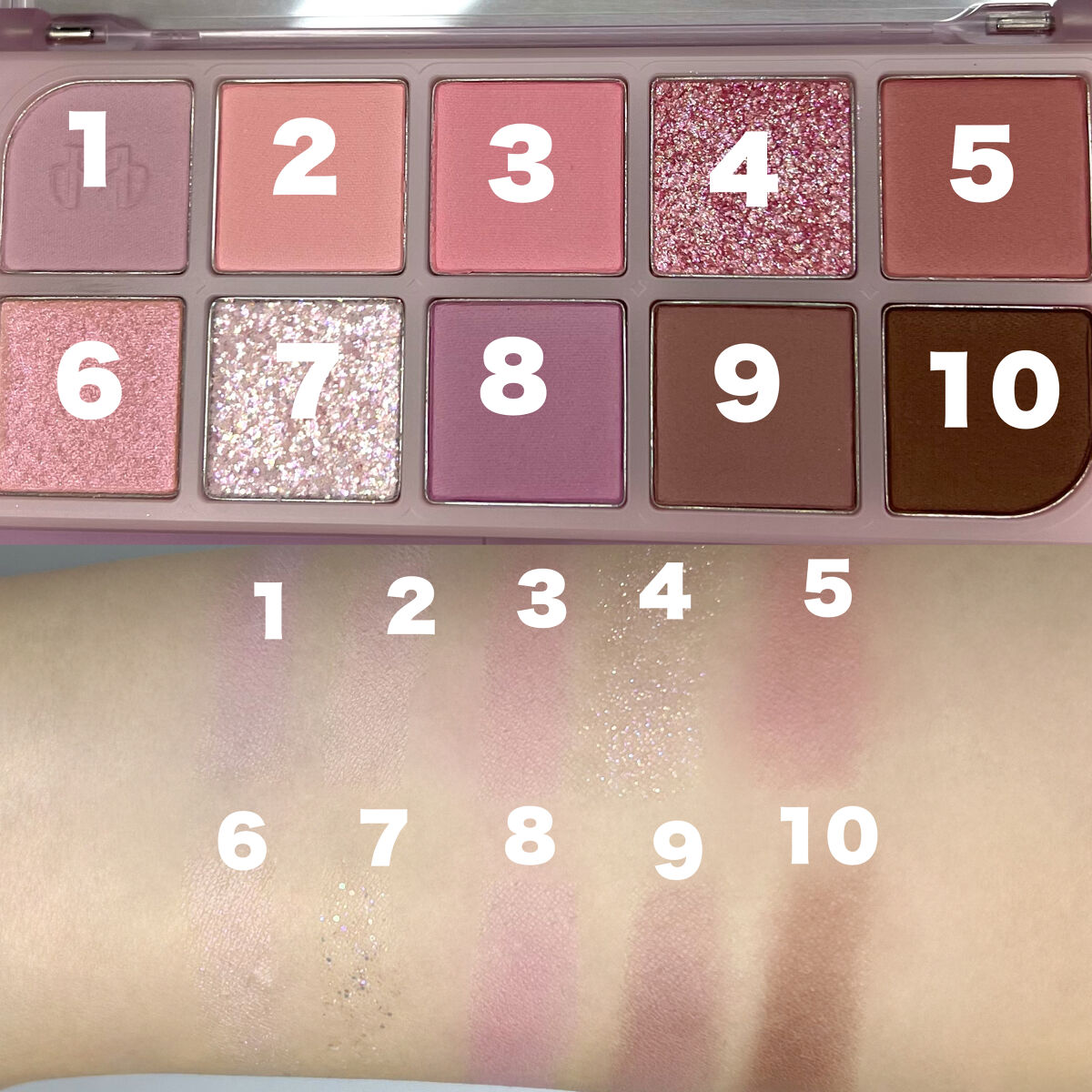 MDショールモーメント アイシャドウパレット/mude./アイシャドウパレットを使ったクチコミ（3枚目）