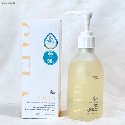 フェミニンウォッシュ ジェル/CAERA/デリケートゾーンケアを使ったクチコミ(4枚目)