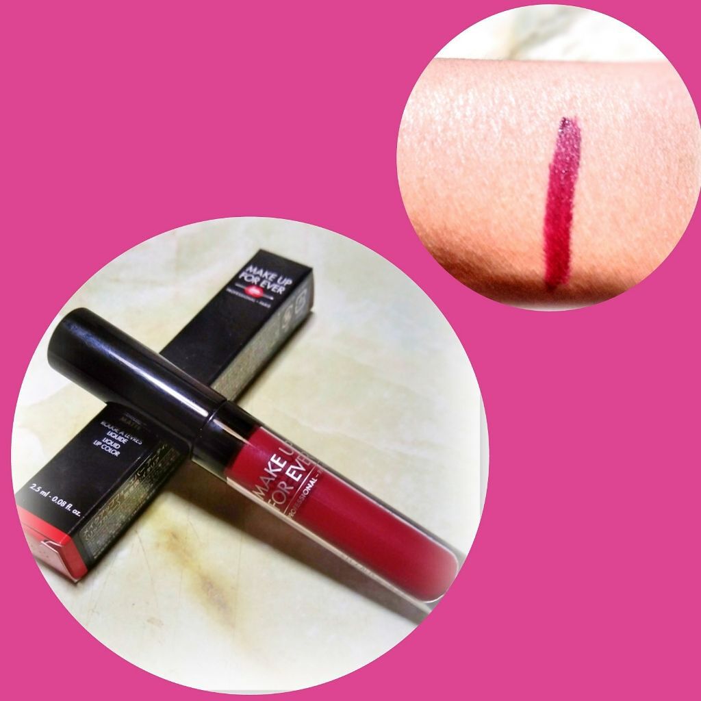 アーティストリキッドマット/MAKE UP FOR EVER/口紅を使ったクチコミ(1枚目)