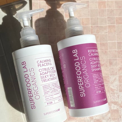 スーパーフードラボ オーガニックス シルキーリッチ シャンプー&トリートメント/SUPERFOOD LAB/市販シャンプーを使ったクチコミ(1枚目)