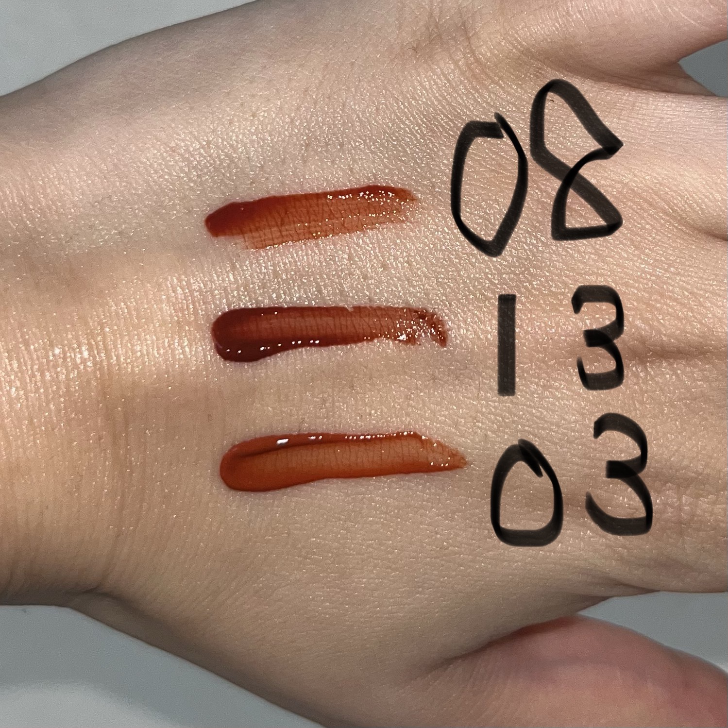 ジューシーラスティングティント/rom&nd/リップティントを使ったクチコミ（3枚目）