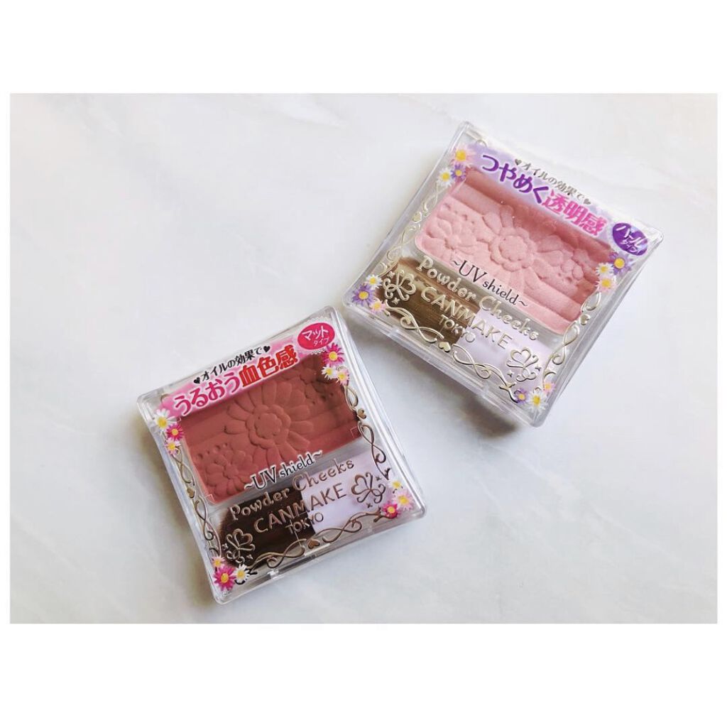 【旧品】パウダーチークス/キャンメイク/パウダーチークを使ったクチコミ（1枚目）