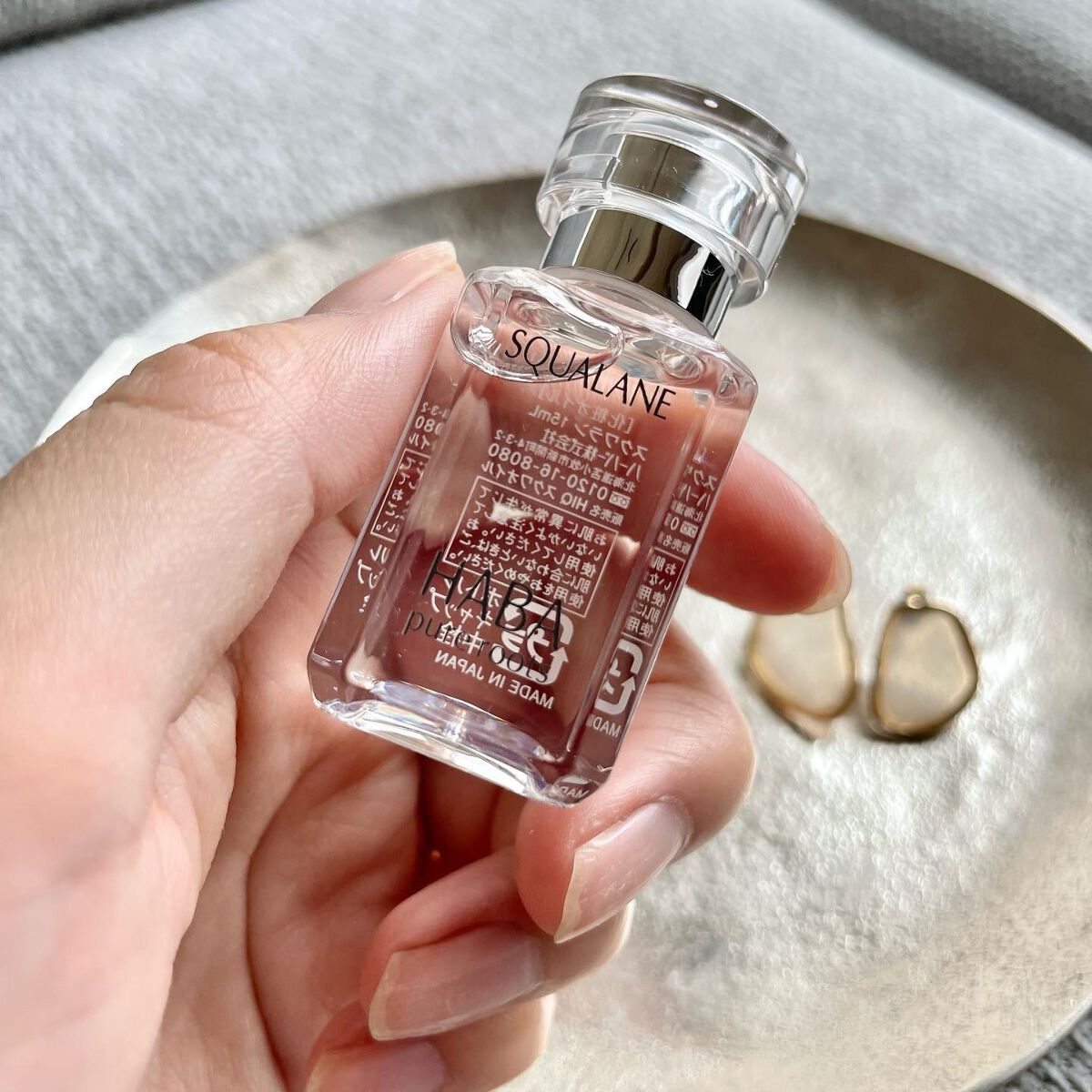 高品位「スクワラン」/HABA/フェイスオイルを使ったクチコミ(3枚目)