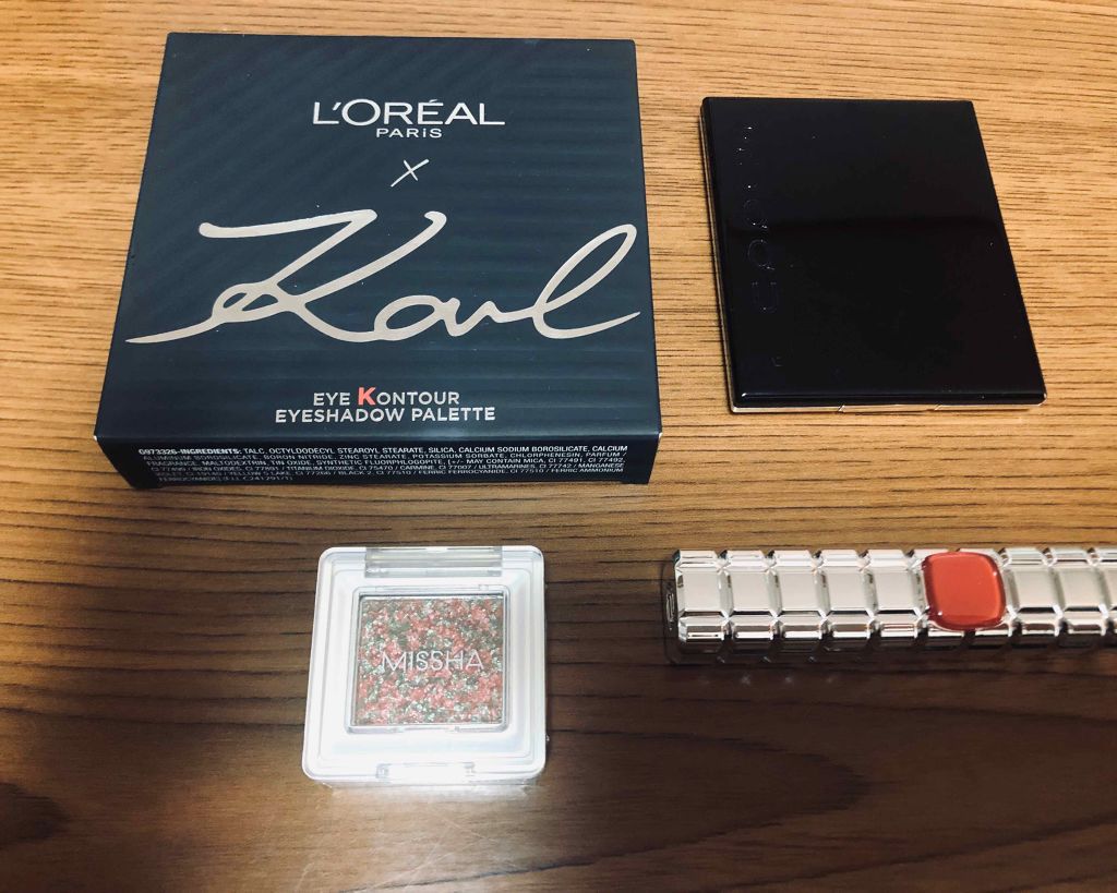 カール ラガーフェルド アイシャドウパレット/ロレアル パリ/アイシャドウパレットを使ったクチコミ（1枚目）