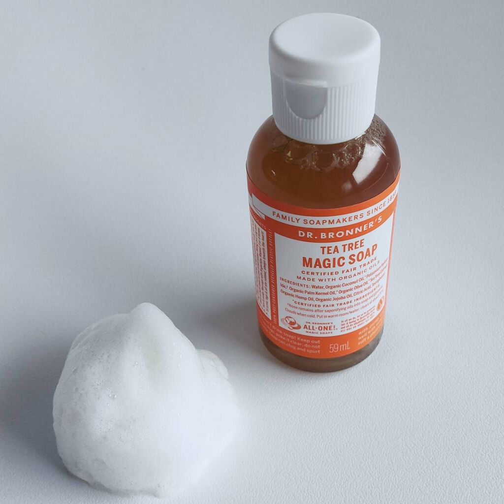 マジックソープ ティートゥリー/ドクターブロナー/ボディソープを使ったクチコミ(2枚目)