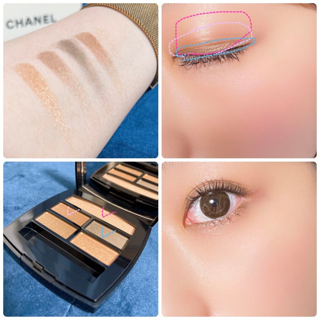 レ ベージュ パレット ルガール/CHANEL/アイシャドウパレットを使ったクチコミ(2枚目)