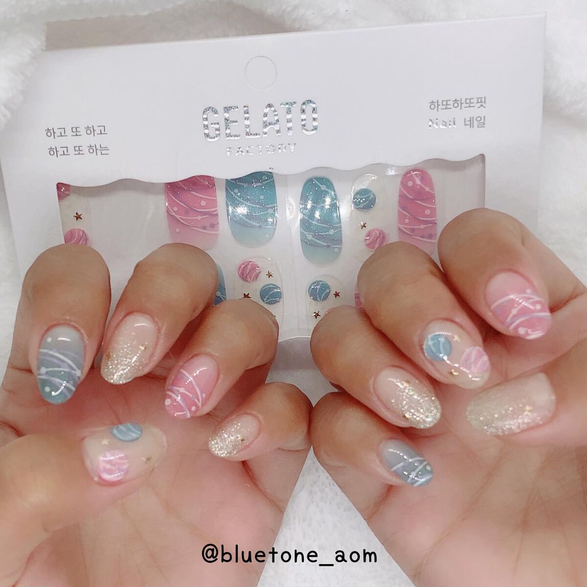 ネイルフィット ジェルネイルシール/GELATO FACTORY/ネイルシールを使ったクチコミ(6枚目)