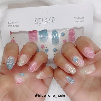 ネイルフィット ジェルネイルシール/GELATO FACTORY/ネイルシールを使ったクチコミ(6枚目)