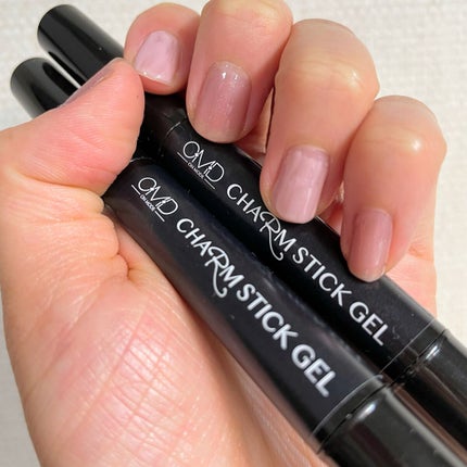 チャームスティックジェル #03 チェリーグレイ/OMD/オールインワンネイルを使ったクチコミ(2枚目)