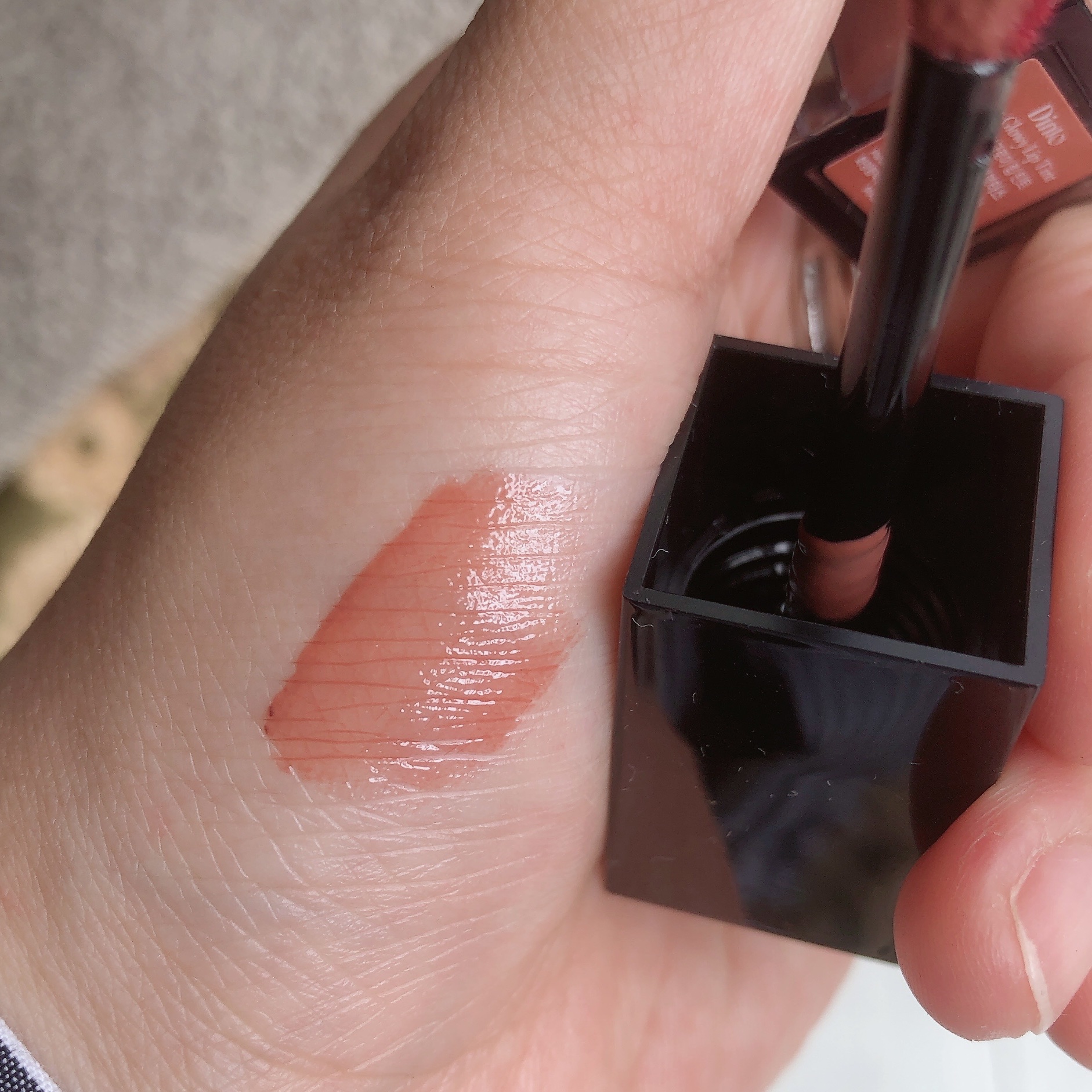 ブラーグロイリップティント 213 リベルタス/Dinto/リップティントを使ったクチコミ（2枚目）