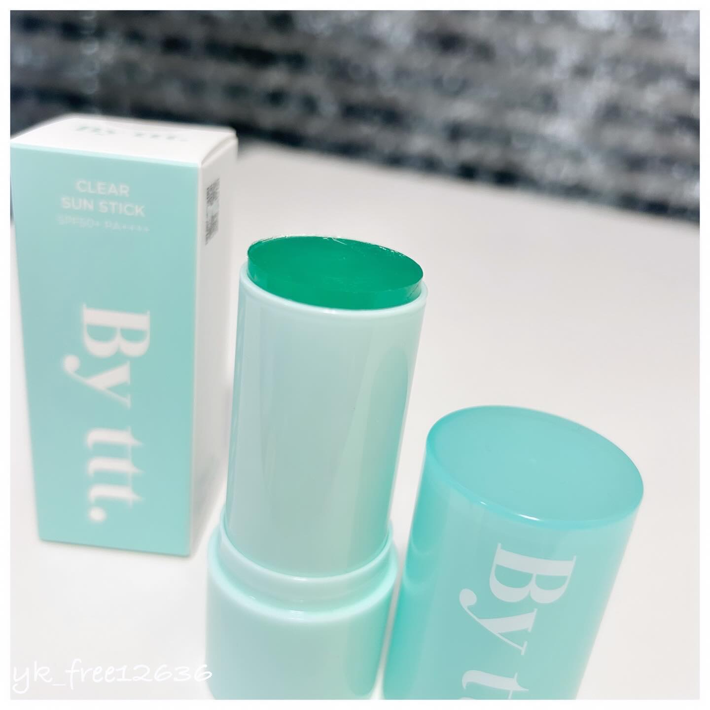 クリアサンスティック/By ttt./日焼け止めスティックを使ったクチコミ（2枚目）