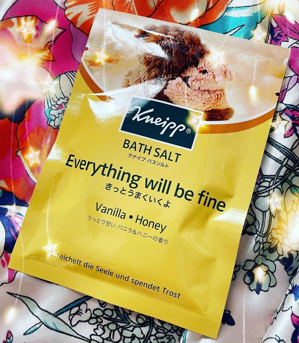バスソルト トライアルセット/クナイプ/無機塩系入浴剤を使ったクチコミ（1枚目）