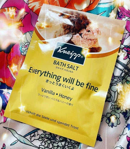 クナイプ バスソルト バニラ&ハニーの香り/クナイプ/無機塩系入浴剤を使ったクチコミ(1枚目)